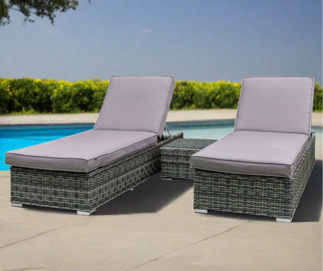 Grace Bay Rattan Sun Lounger Set