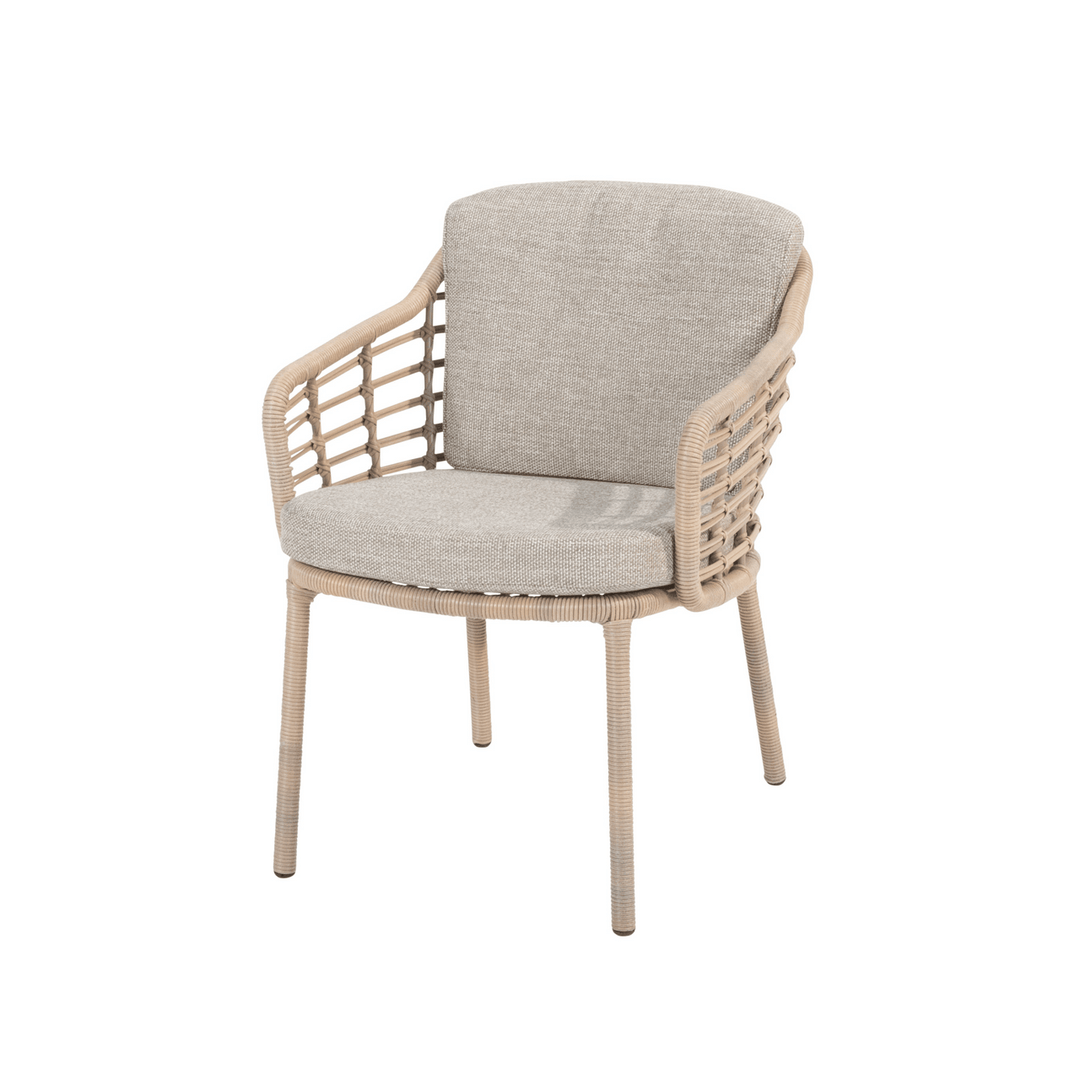 4SO Como 6 Seat Outdoor Teak Dining Set with Liam 240x100cm Teak Table