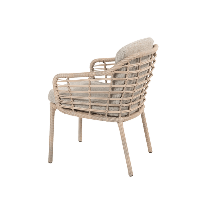 4SO Como 6 Seat Outdoor Teak Dining Set with Liam 240x100cm Teak Table