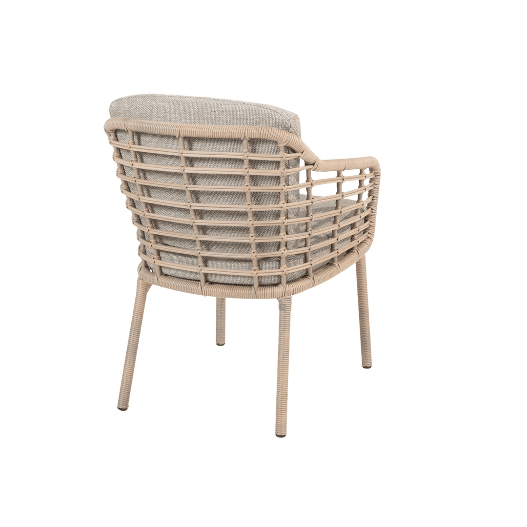 4SO Como 6 Seat Outdoor Teak Dining Set with Liam 240x100cm Teak Table