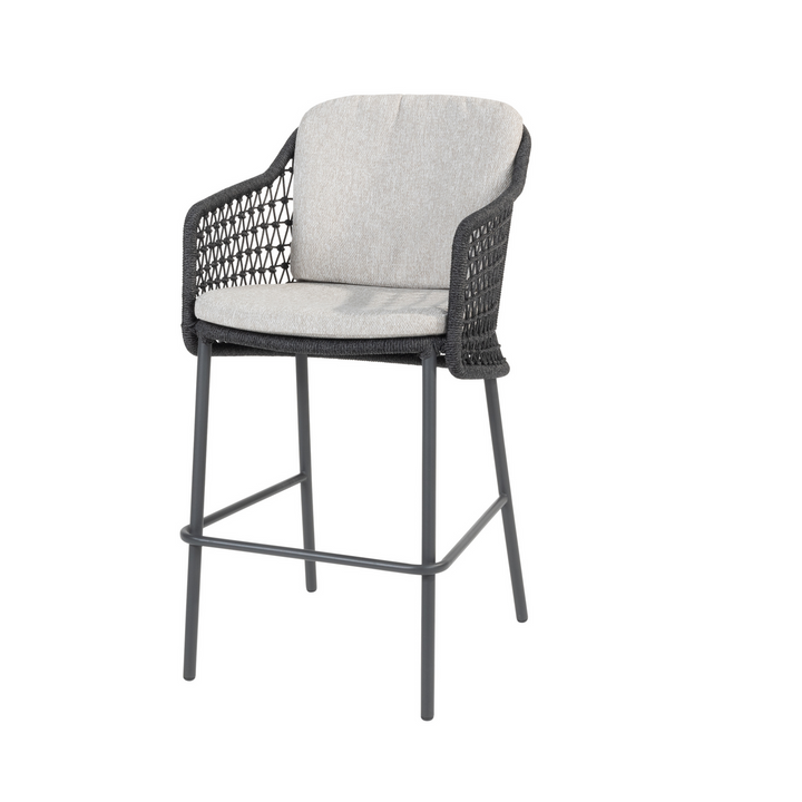 4SO Tramonti Bar Chair Anthracite with 2 Cushions