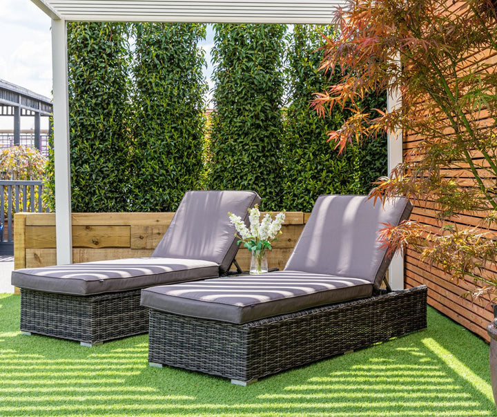 Grace Bay Rattan Sun Lounger Set