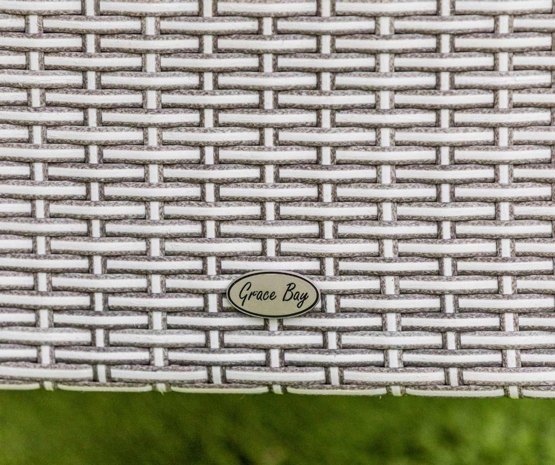 Grace Bay 8 Seat Round Flat Weave Garden Dining Set