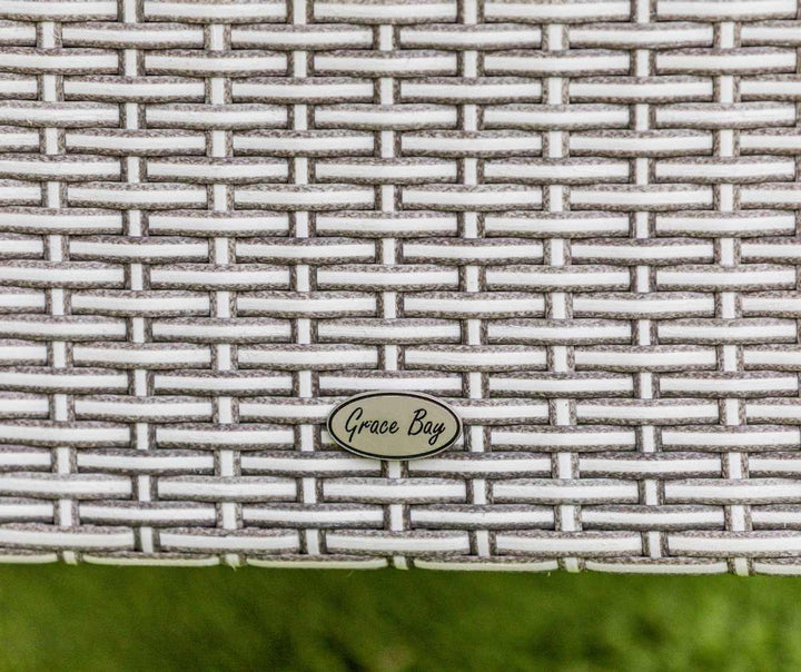 Grace Bay 8 Seat Round Flat Weave Garden Dining Set