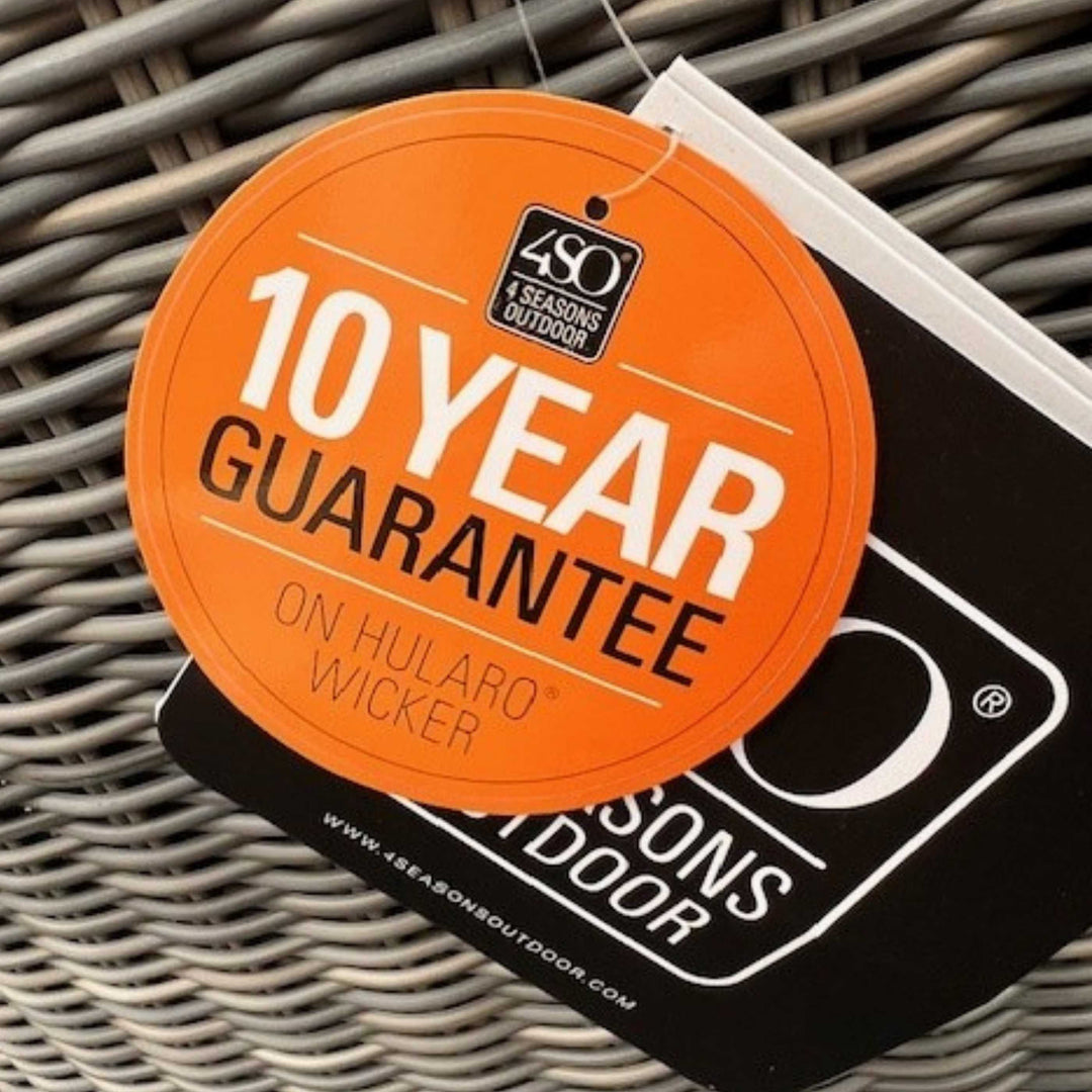 4SO Brighton 6 Seat 170cm Round Outdoor Dining Table Set - Rock