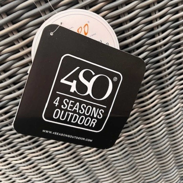 4SO Brighton Chair with Seat & Back Cushions - Rock Grey