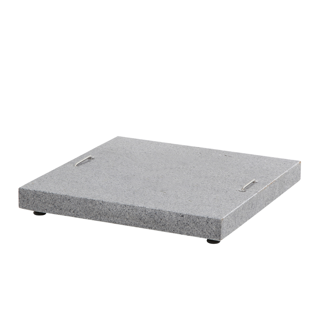 4SO Siesta 3m x 3m Wood Effect Cantilever Parasol with Granite Base, Wheels & Cover in Charcoal