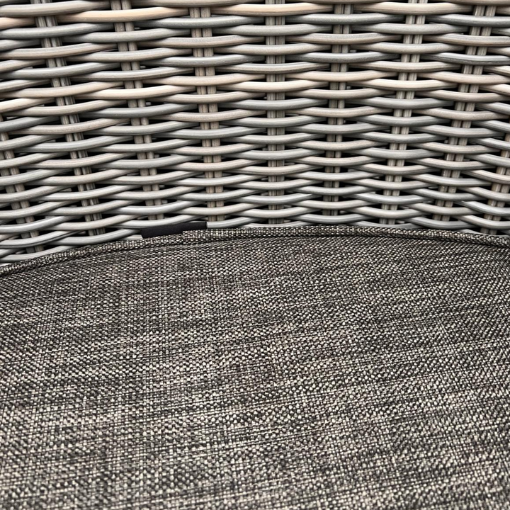 4SO Brighton Chair with Seat & Back Cushions - Rock Grey