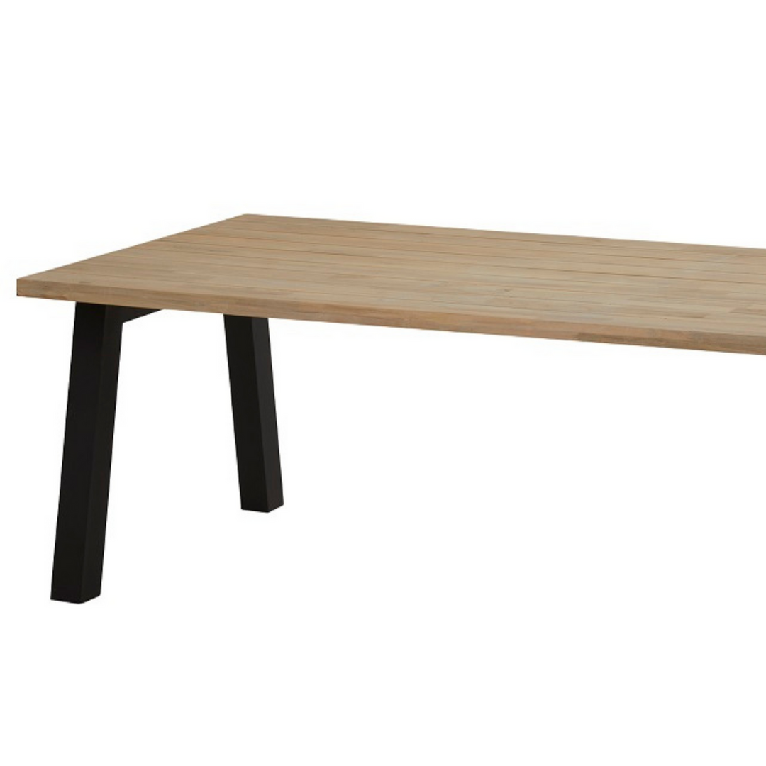 4SO Scandic 6 Seat Outdoor Dining Set with 170cm Derby Teak Table