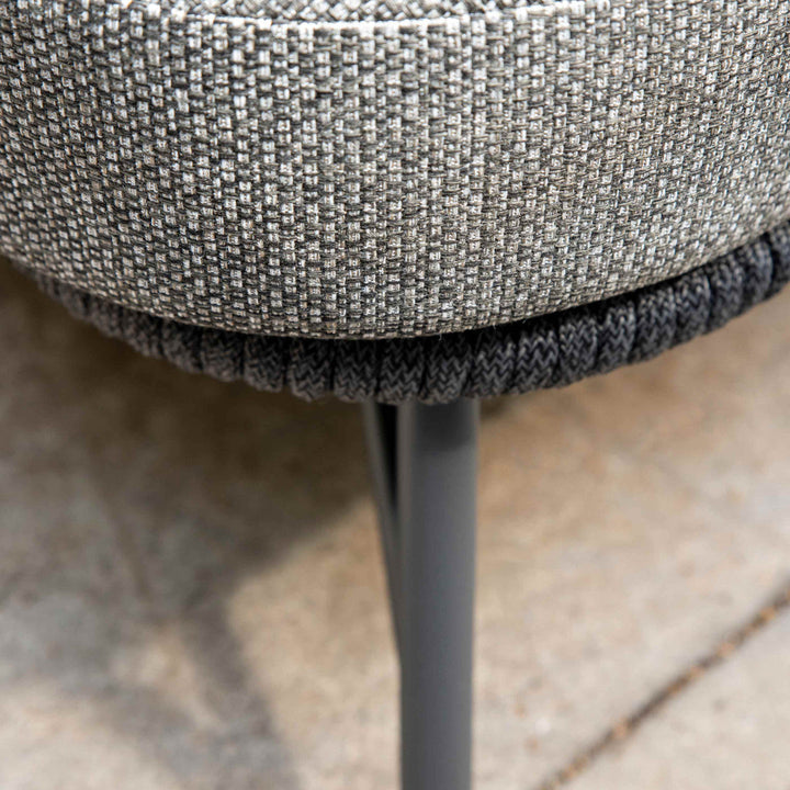 4SO Marbella Outdoor Single Daybed with 3 Weatherproof Cushions | Anthracite Grey