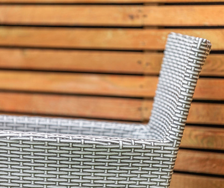 Grace Bay 6 Seat Rectangle Flat Weave Garden Dining Set