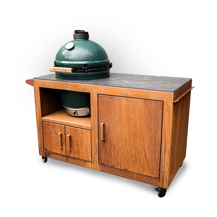 Big Green Egg Corten Steel Kitchen