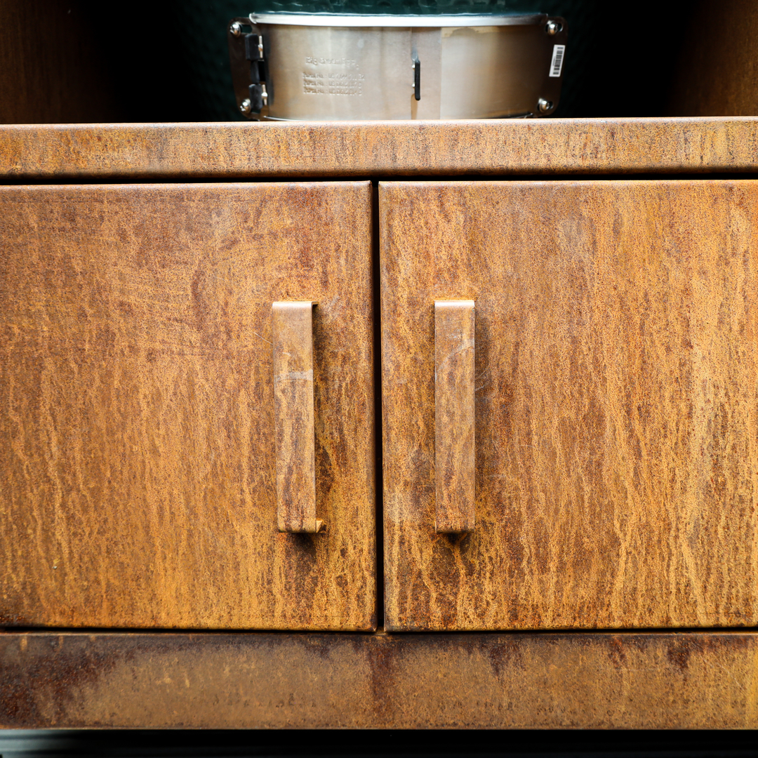 Big Green Egg Corten Steel Kitchen