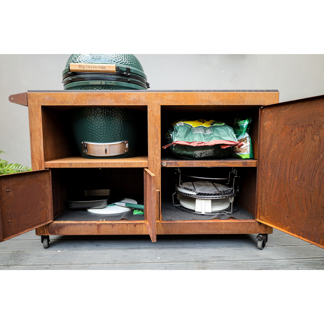 Big Green Egg Corten Steel Kitchen