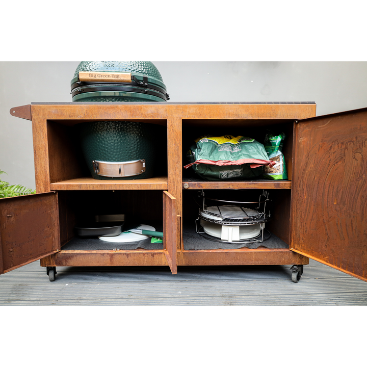 Big Green Egg Corten Steel Kitchen