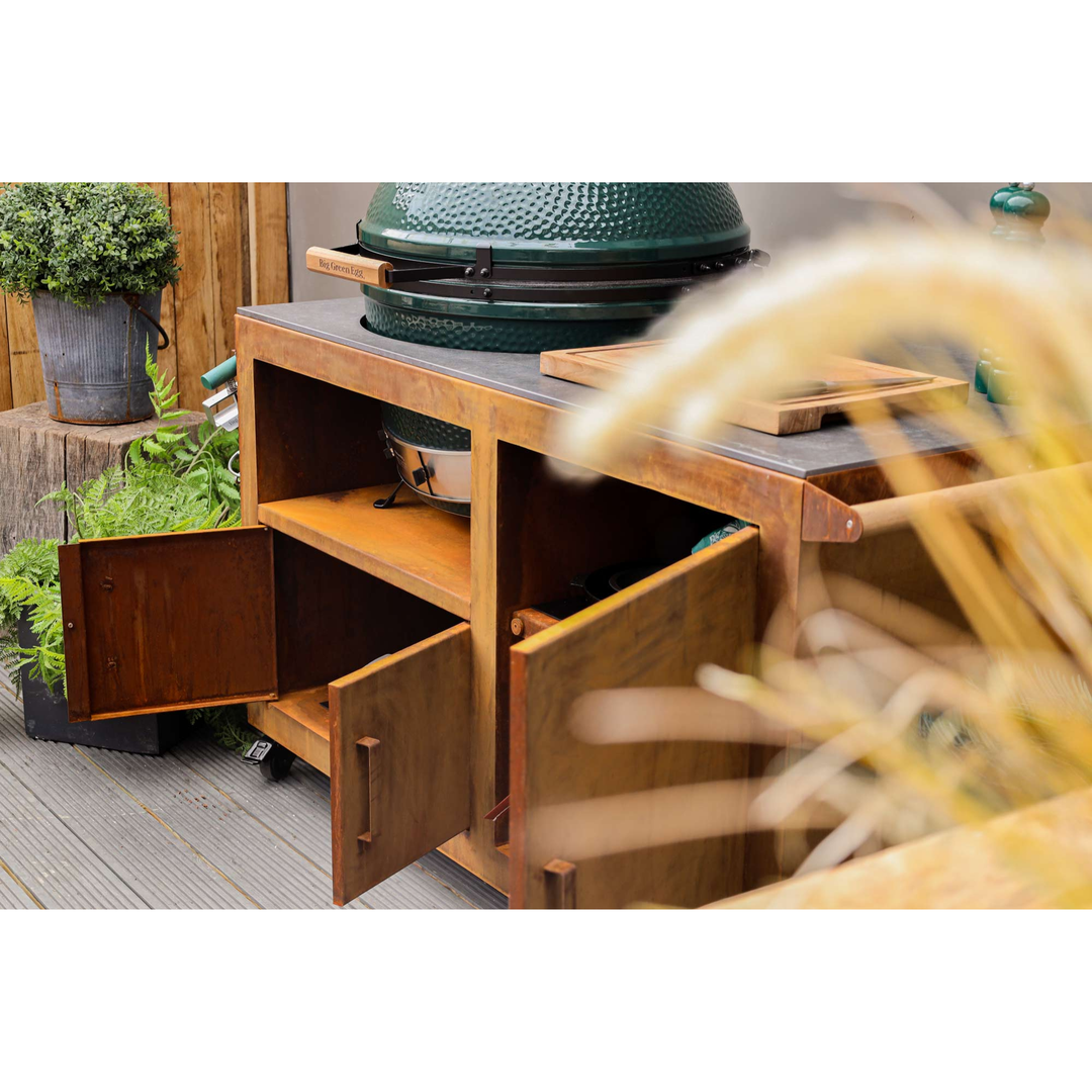 Big Green Egg Corten Steel Kitchen