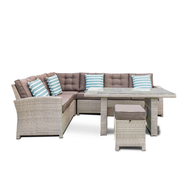 Grace Bay Corner Casual Lounging Dining Corner Set