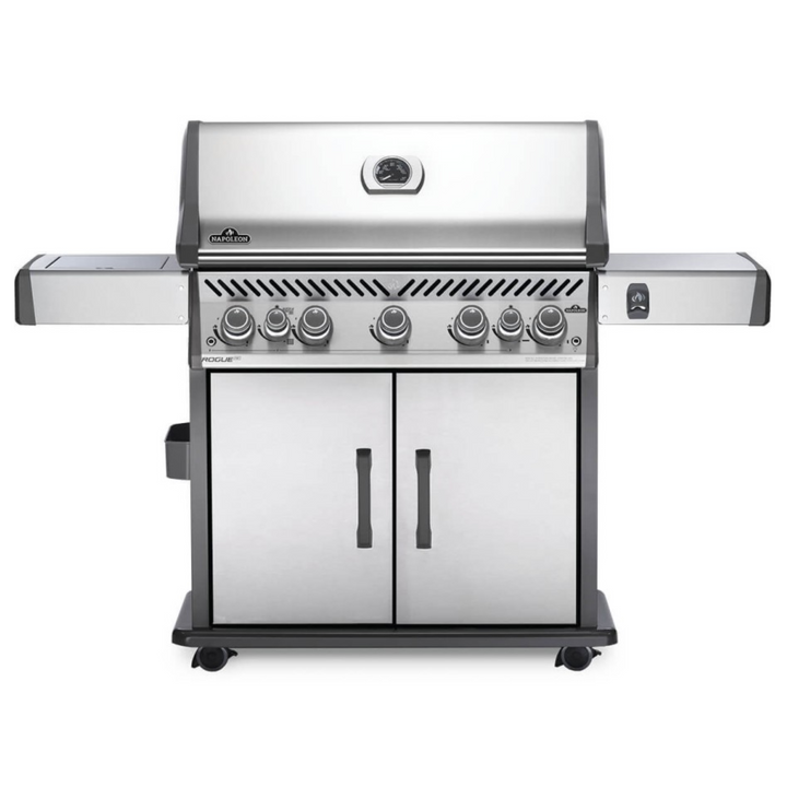 Napoleon Rogue SE 625 Propane Gas BBQ RSE625RSIBPSS-1 | Free Cover + Meat Lovers Kit