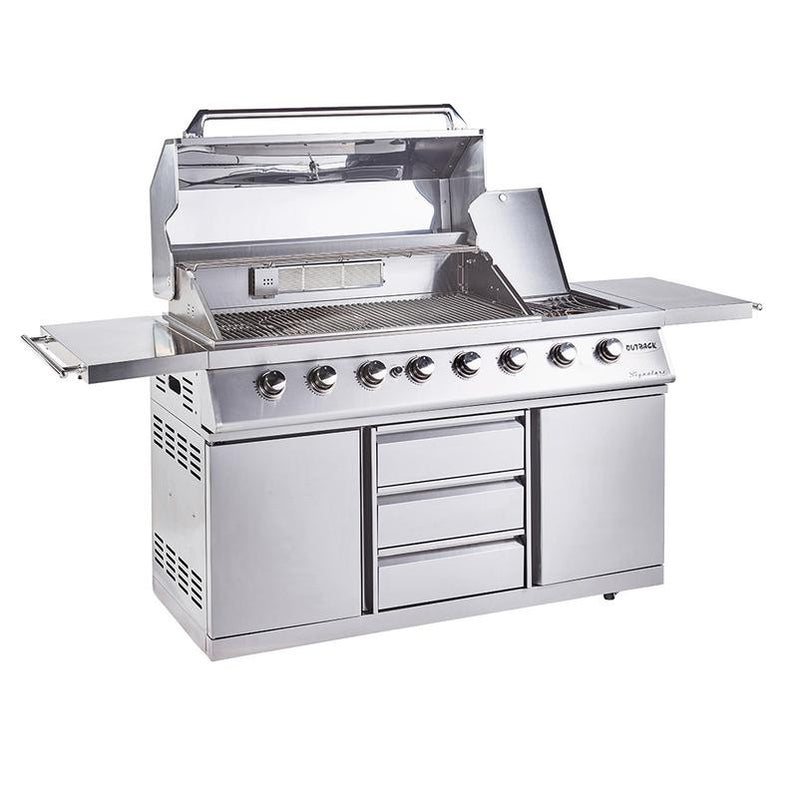 Outback Signature II 6 Burner Hybrid BBQ with FREE Cover & Rotisserie