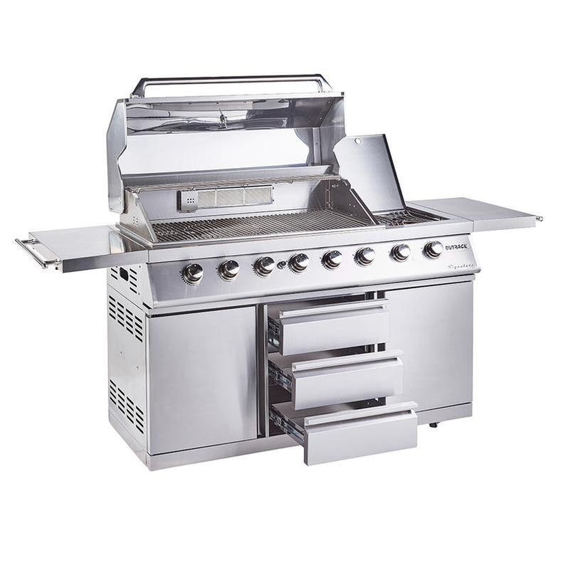 Outback Signature II 6 Burner Hybrid BBQ with FREE Cover & Rotisserie