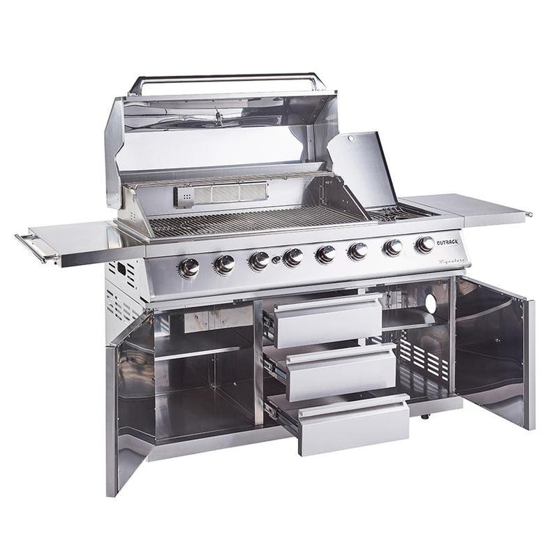 Outback Signature II 6 Burner Hybrid BBQ with FREE Cover & Rotisserie