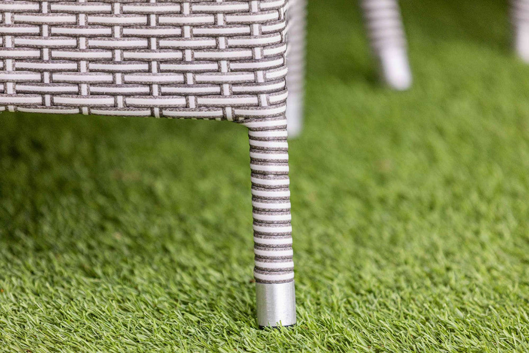 Grace Bay 4 Seat Round Flat Weave Garden Dining Set