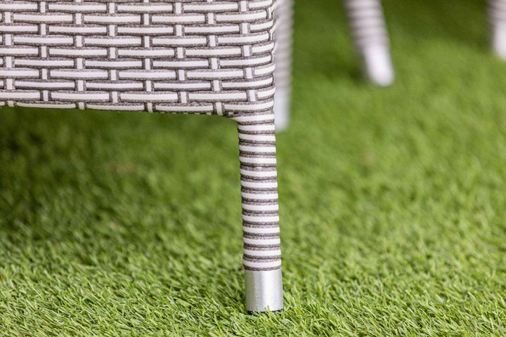 Grace Bay 4 Seat Round Flat Weave Garden Dining Set