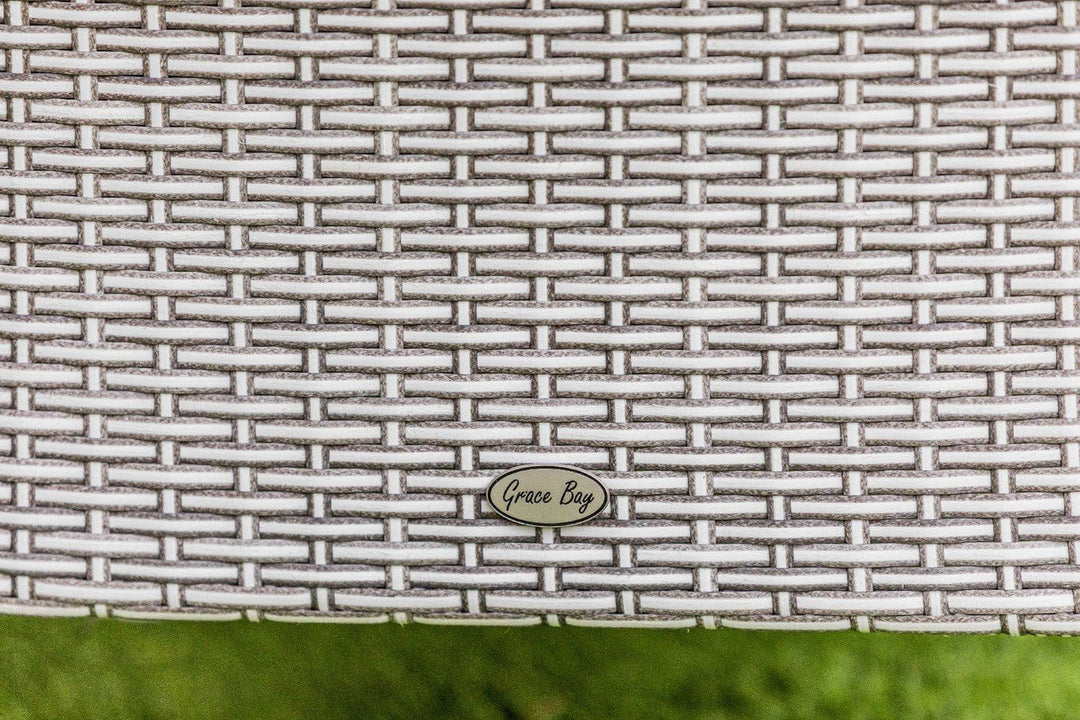 Grace Bay 4 Seat Round Flat Weave Garden Dining Set