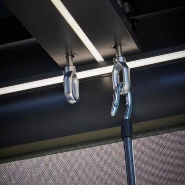 Royce Cube Aluminium 3.6 x 6 M Luxury Pergola with Solar LED Light Pack | Anthracite