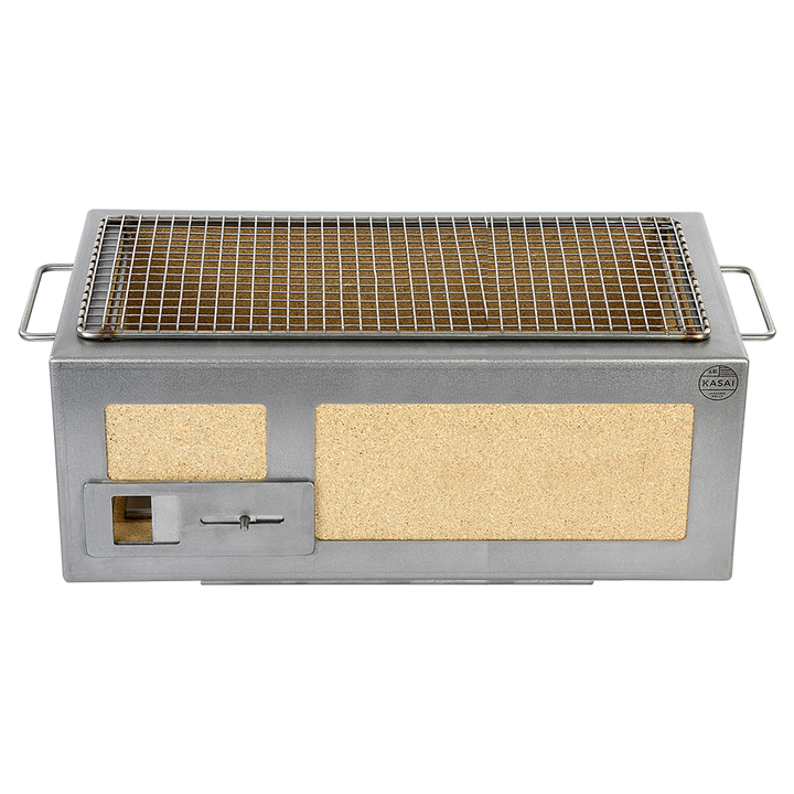 Medium Long Kasai Konro Grill with Stainless Steel Frame