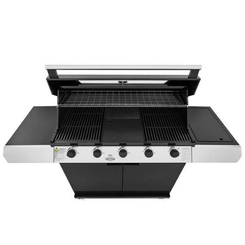 Beefeater 1200E 5 Burner Grill and Side Burner with Cart