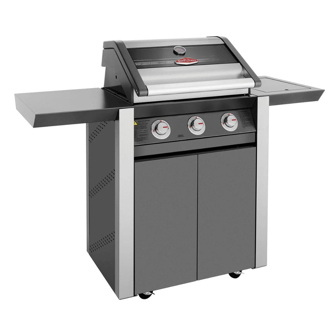 Beefeater 1600E 3 Burner Grill and Side Burner with Cart