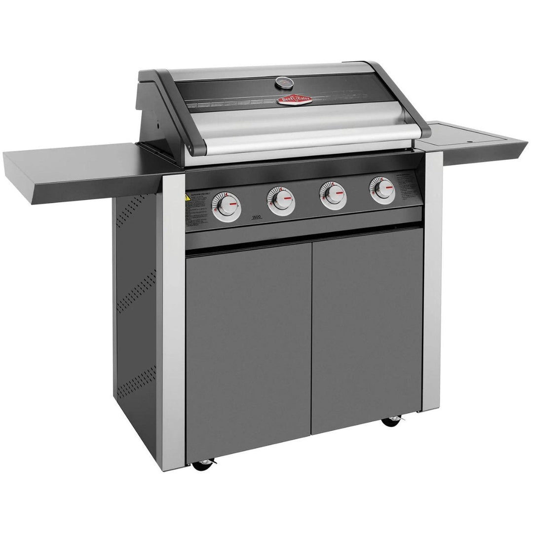 Beefeater 1600E 4 Burner Grill and Side Burner with Cart