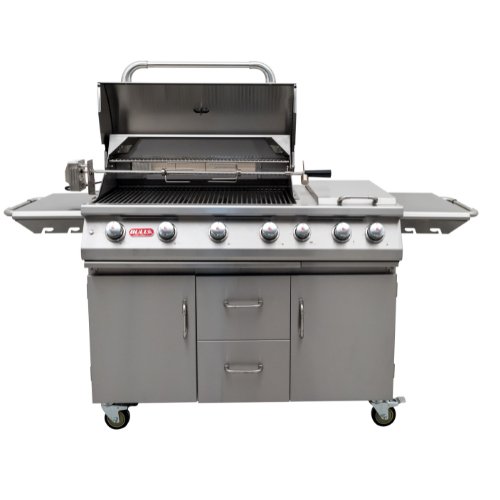 Bull 7 Burner Grill with Cart