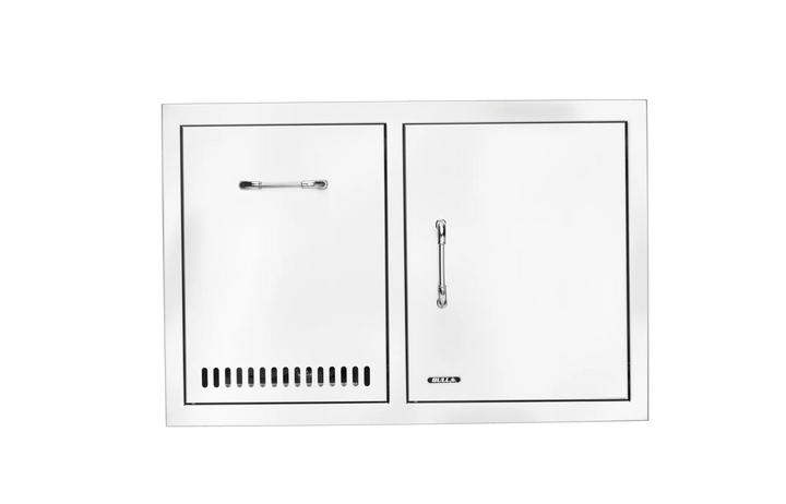 Bull Reveal Door/Trash Drawer Combo 80cm