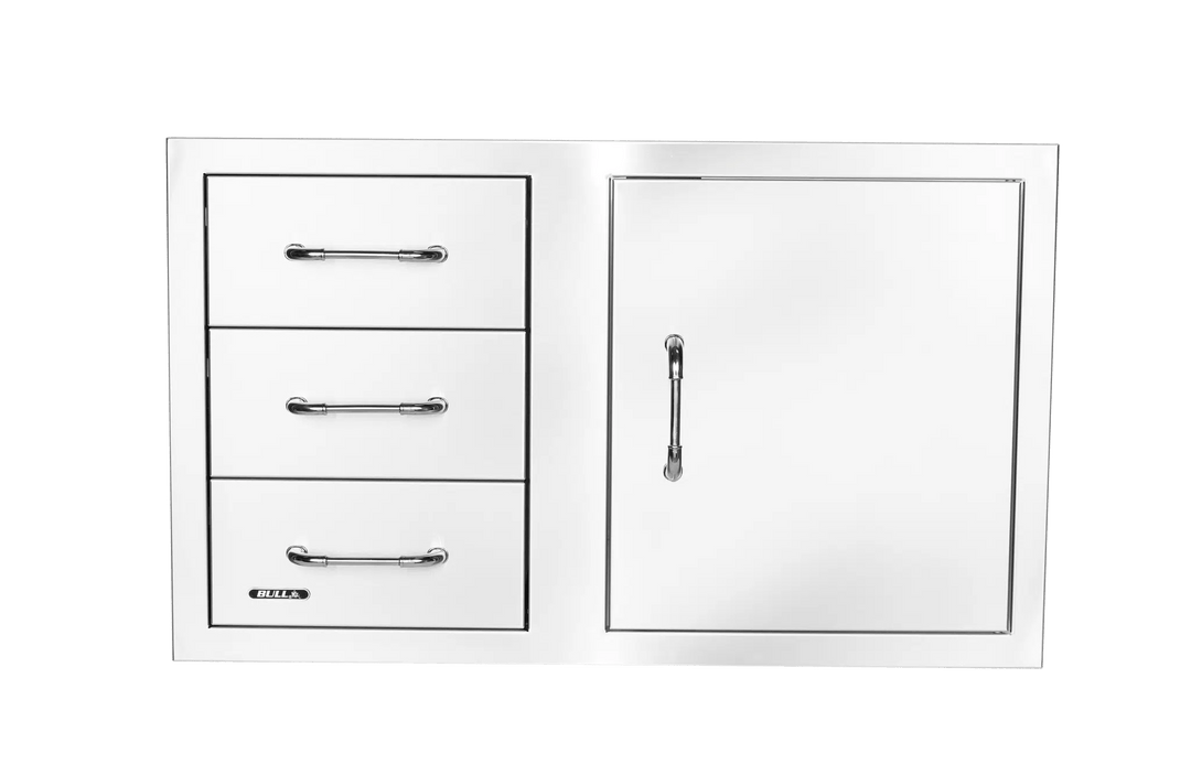 Bull Reveal Reversible Door/Triple Drawer Combo 100cm