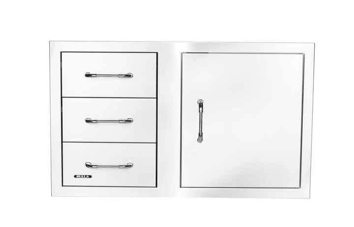 Bull Reveal Reversible Door/Triple Drawer Combo 100cm