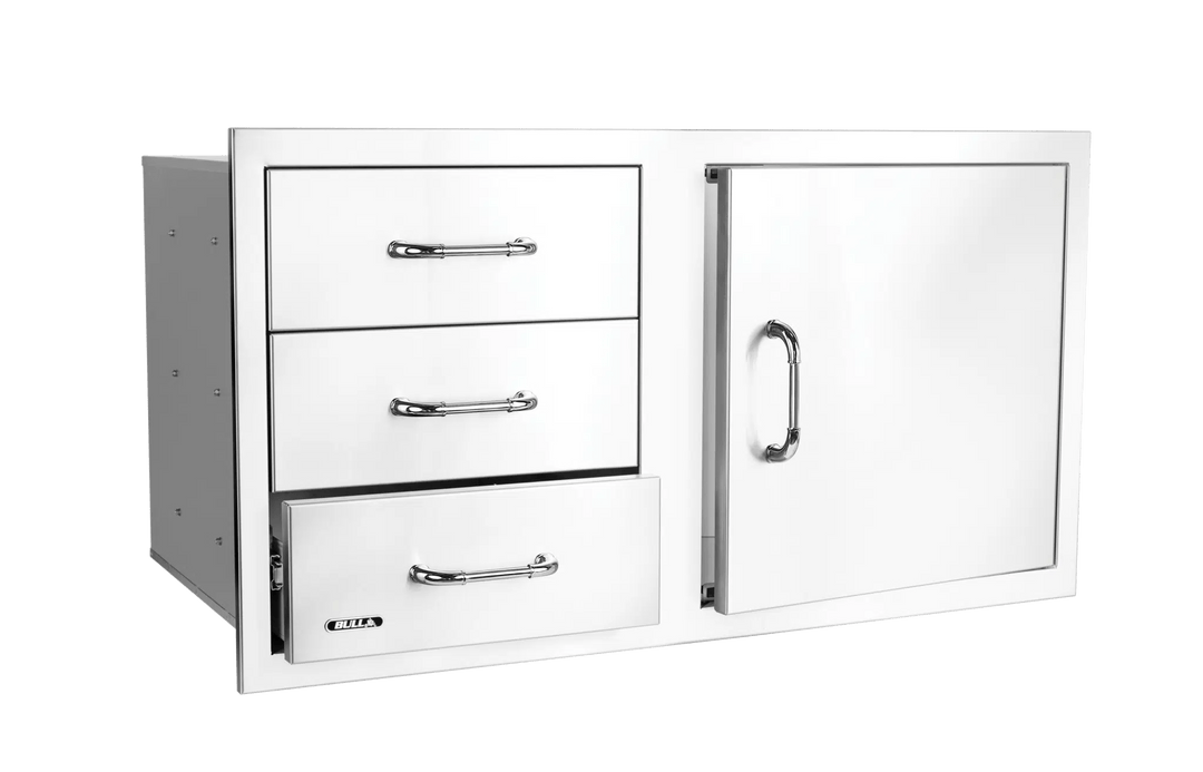 Bull Reveal Reversible Door/Triple Drawer Combo 100cm