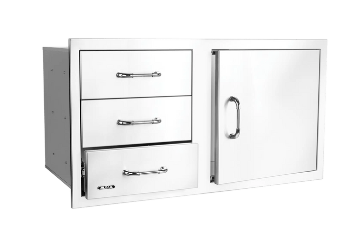 Bull Reveal Reversible Door/Triple Drawer Combo 100cm
