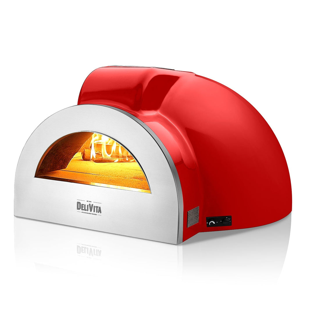 Delivita Pro Wood-Fired Pizza Oven + Chimney