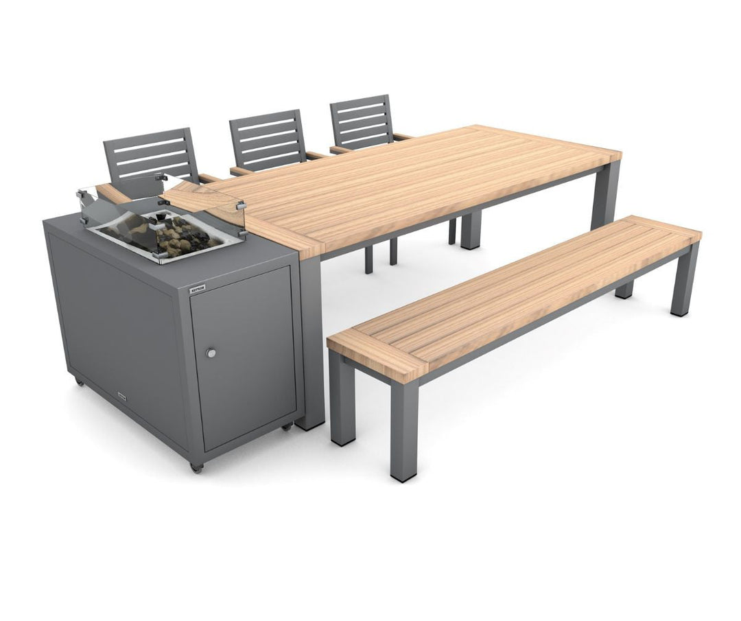 Kettler Elba Fire Pit Station | Grey