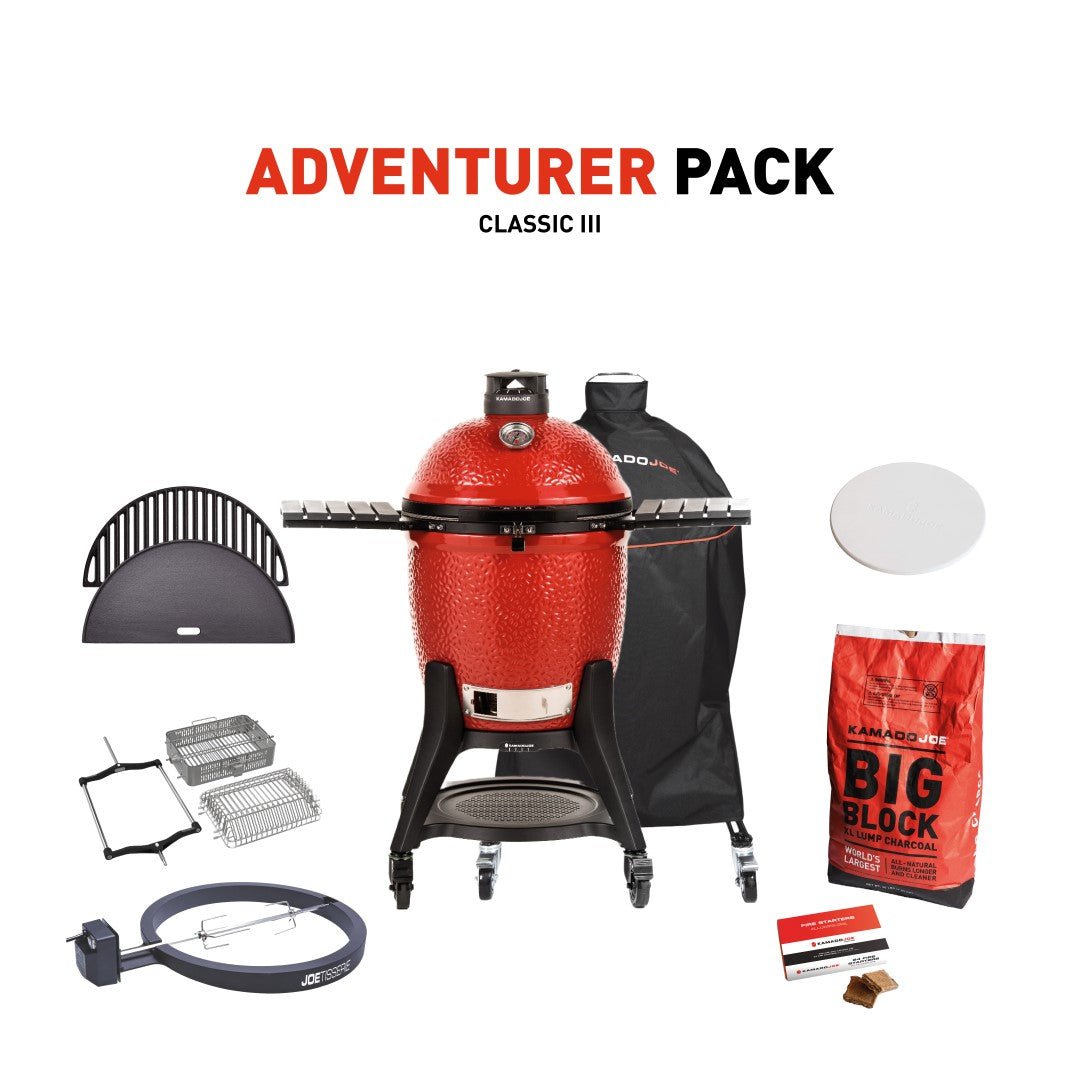 Kamado Joe Grill with Adventurer Pack