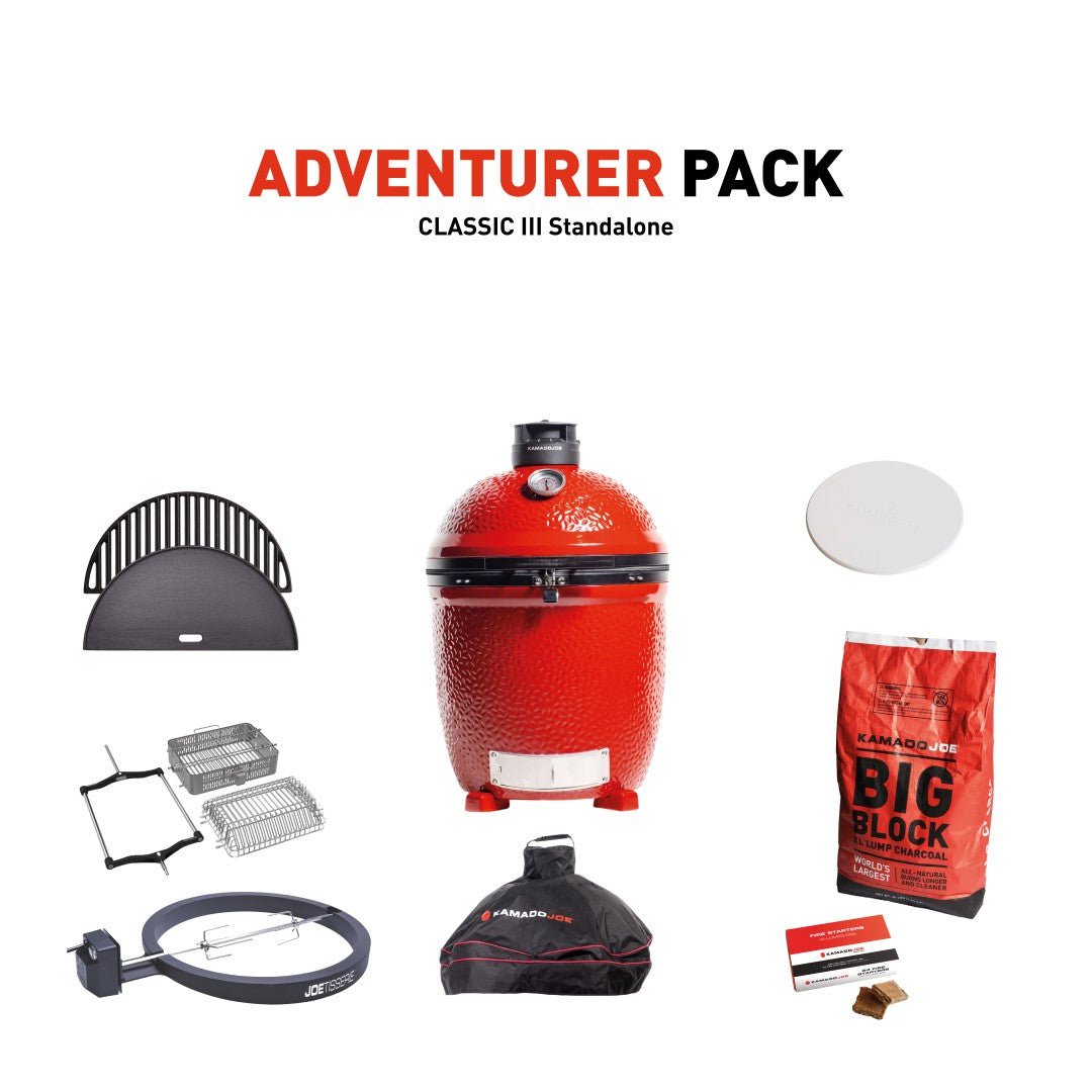 Kamado Joe Grill with Adventurer Pack