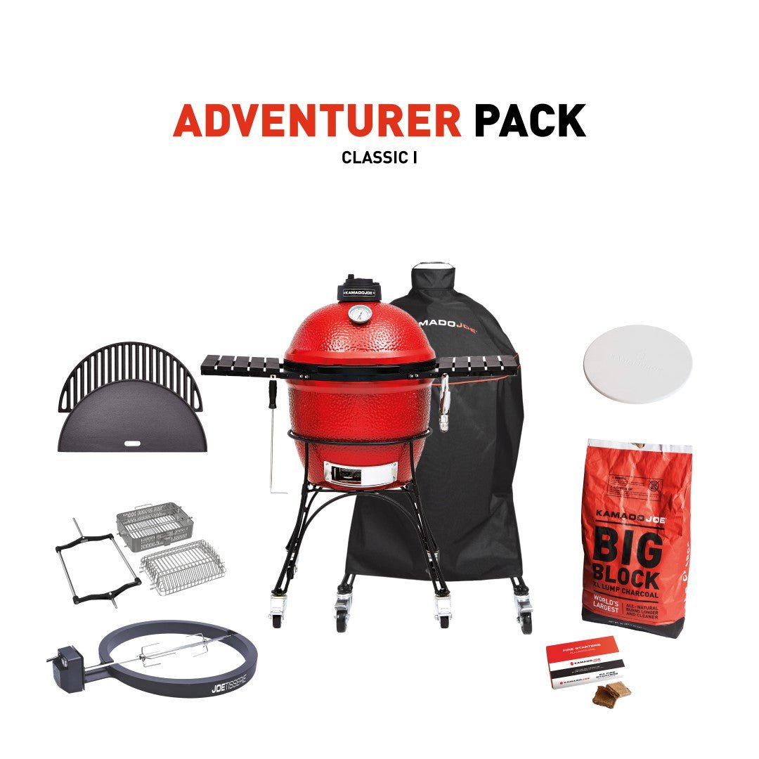 Kamado Joe Grill with Adventurer Pack