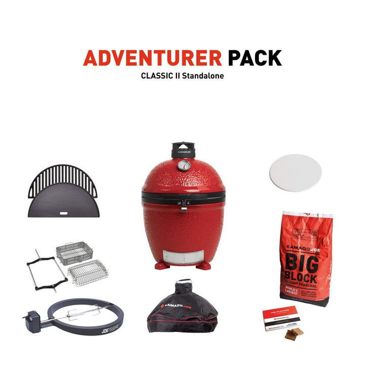 Kamado Joe Grill with Adventurer Pack