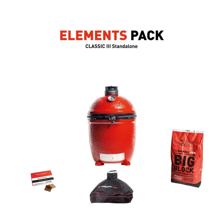 Kamado Joe Grill with Elements Pack
