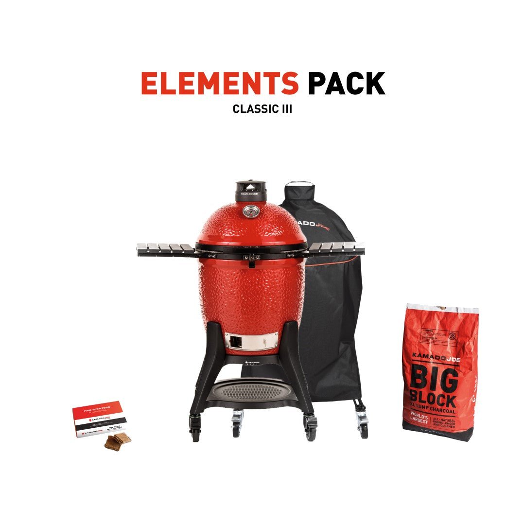Kamado Joe Grill with Elements Pack