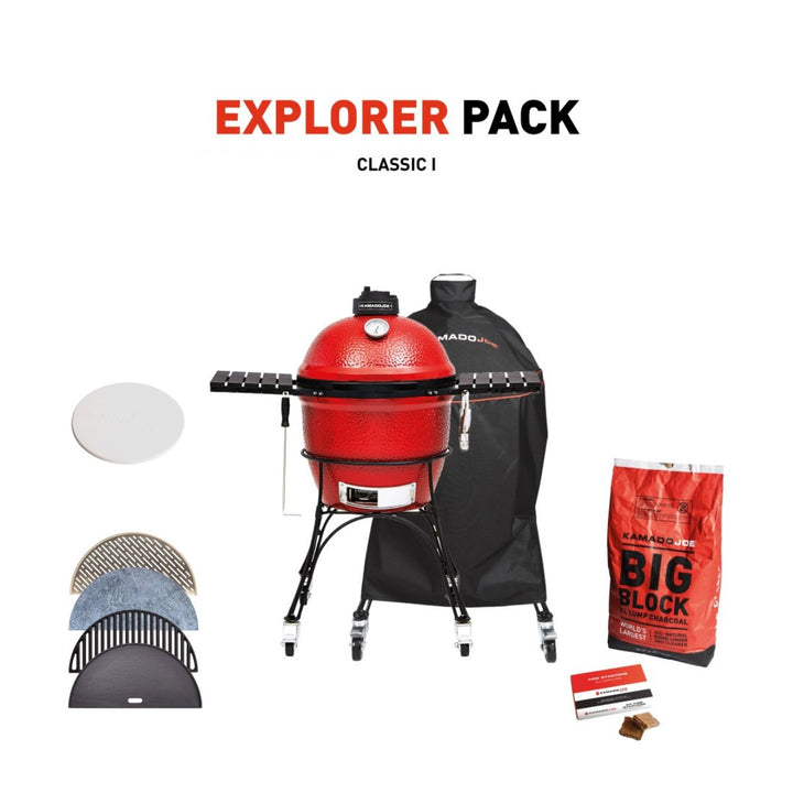 Kamado Joe Grill with Explorer Pack