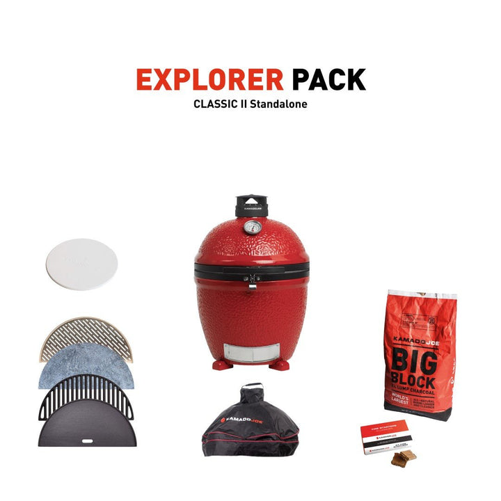 Kamado Joe Grill with Explorer Pack