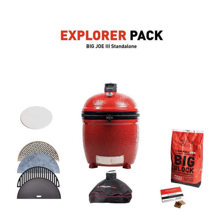 Kamado Joe Grill with Explorer Pack